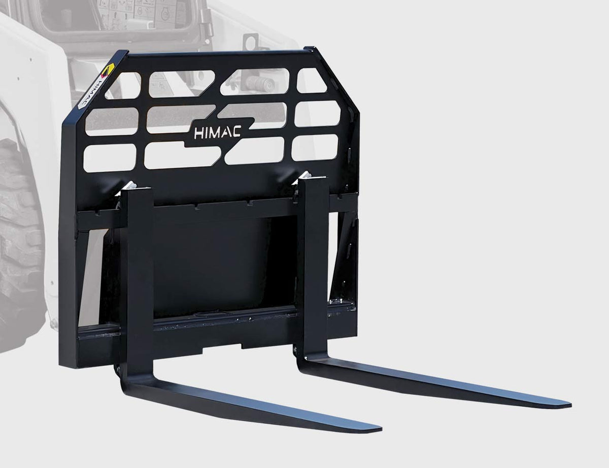 Compact Skid Steer Pallet Forks Himac Attachments