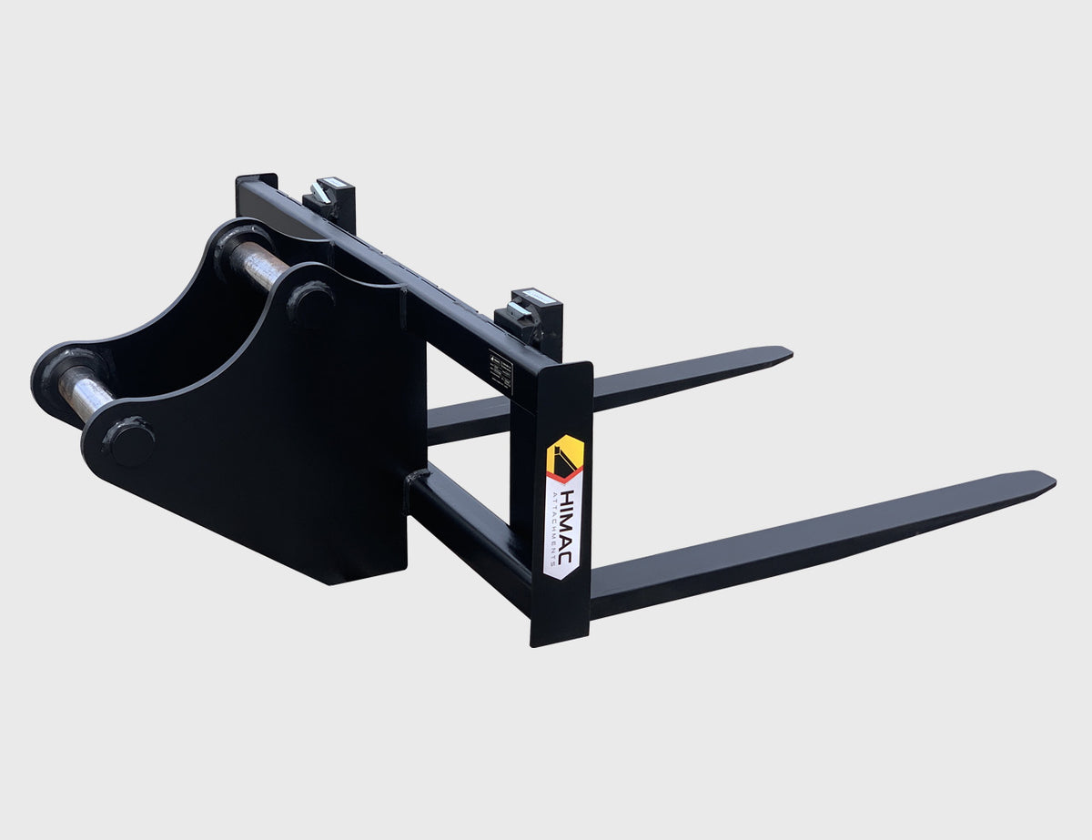 Excavator Adjustable Pallet Forks Himac Attachments