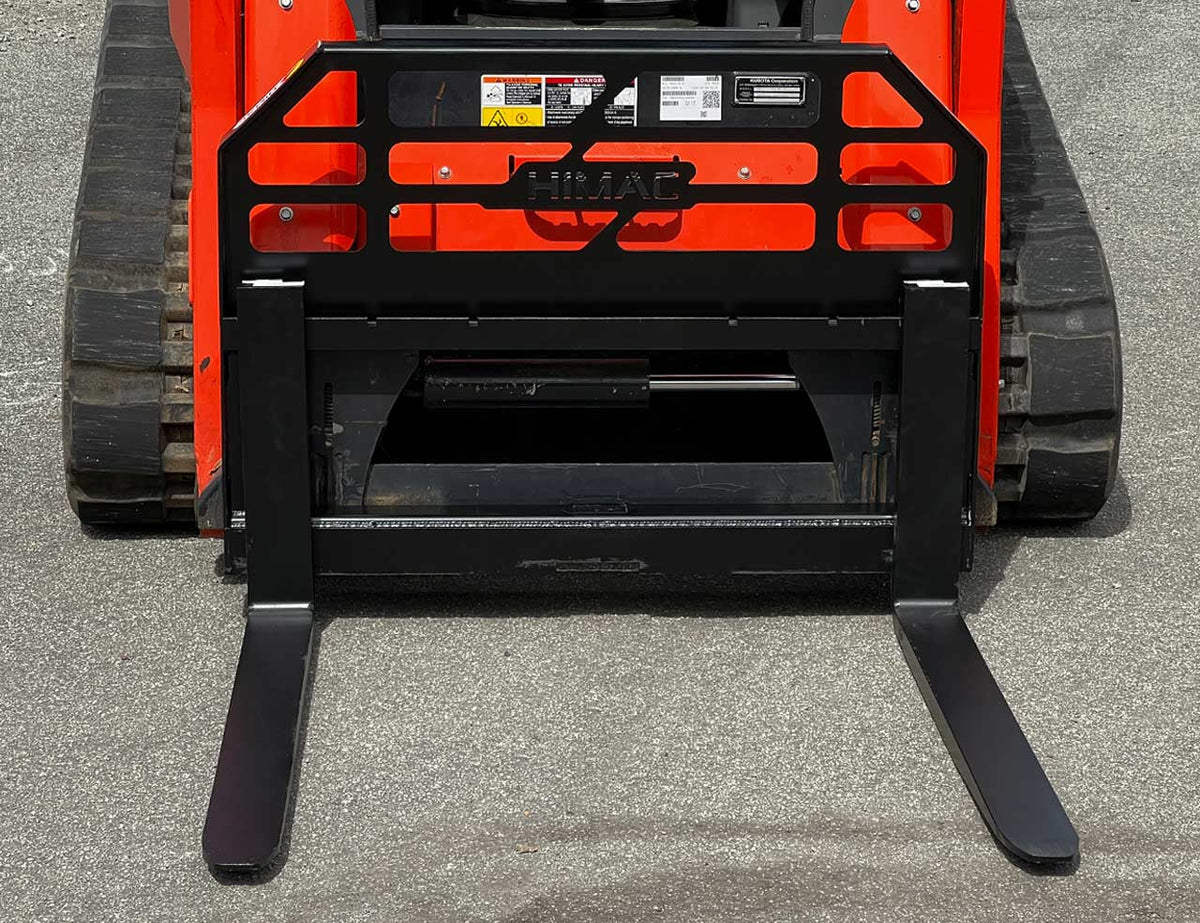 Compact Skid Steer Pallet Forks Himac Attachments