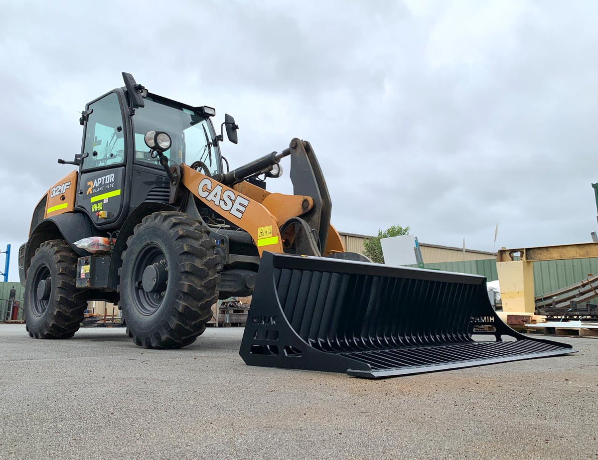 Wheel Loader Compact Rock Bucket Himac Attachments