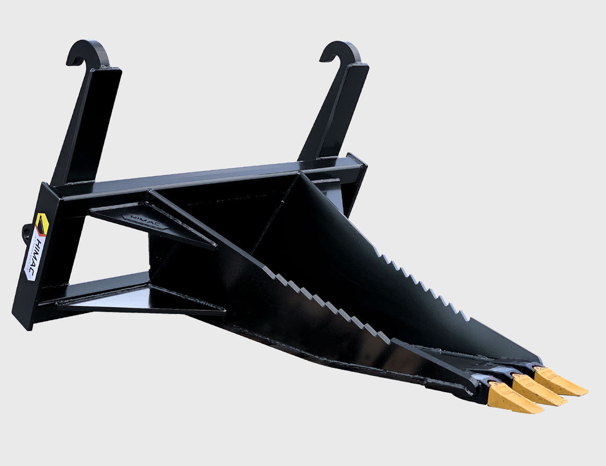 Telehandler Stump Bucket Himac Attachments