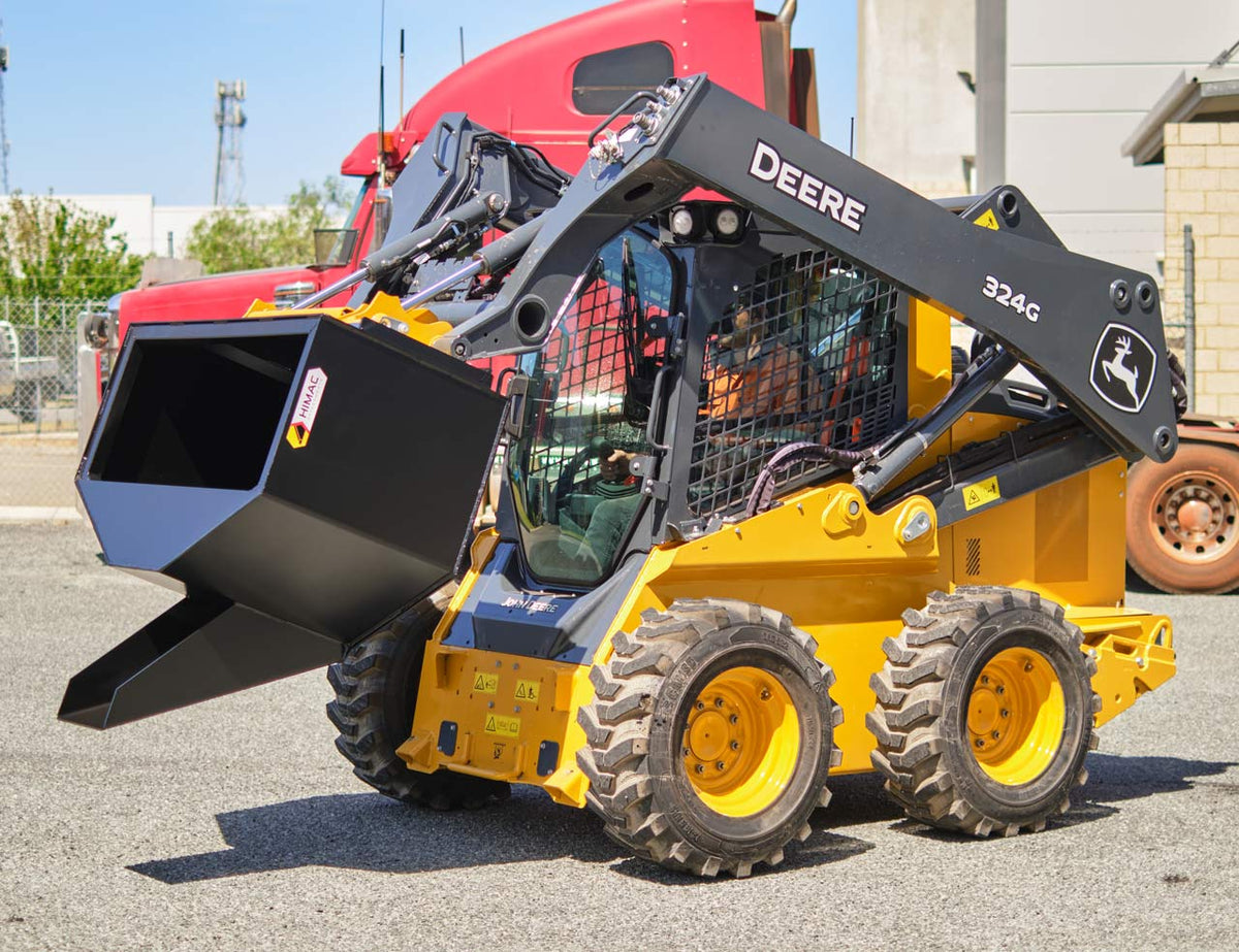 Skid Steer Concrete Kibble Bucket – Himac Attachments