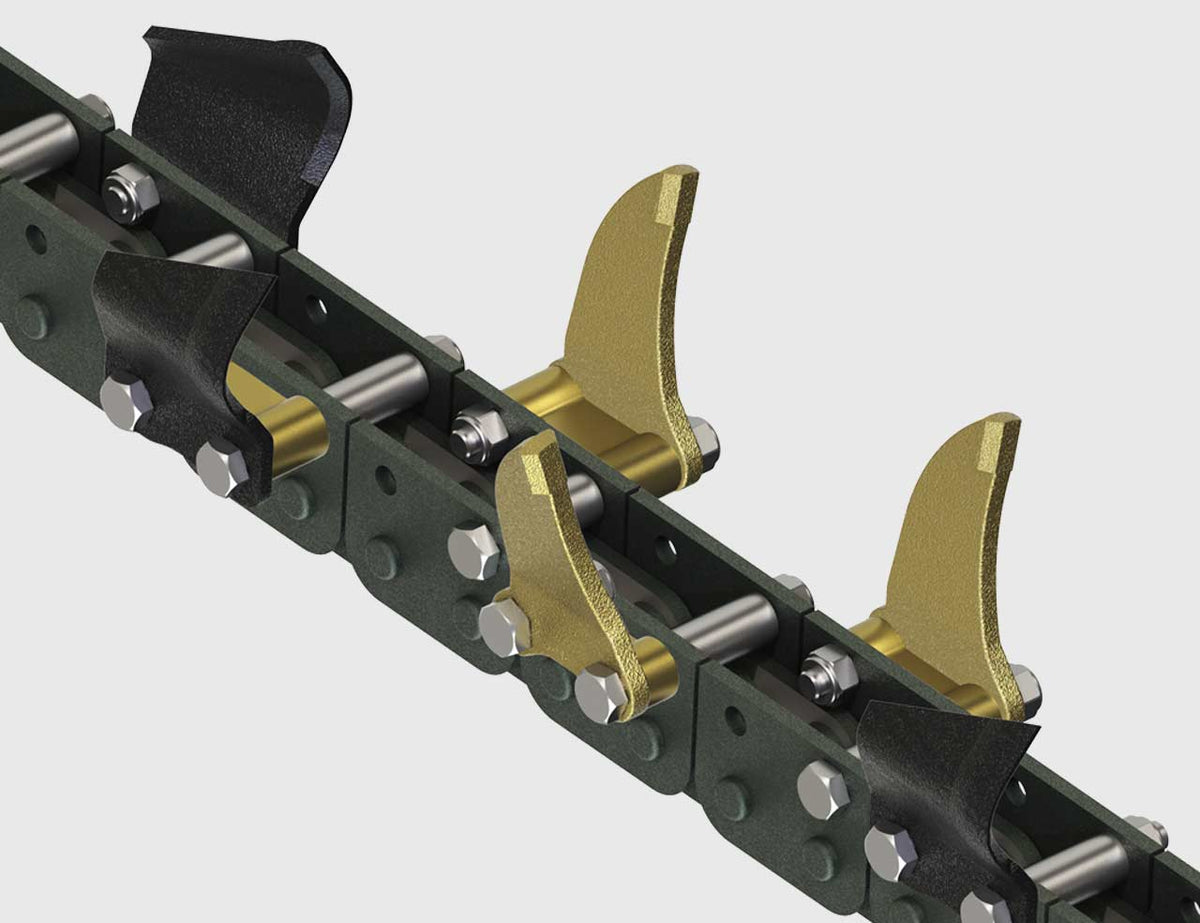 Skid Steer Chain Trencher Himac Attachments