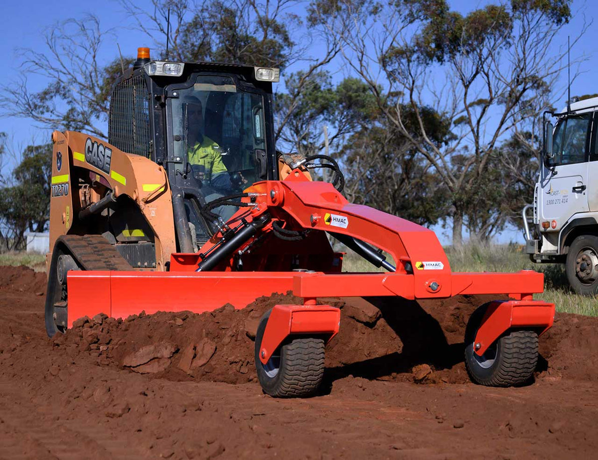Skid Steer Grader Blade Himac Attachments