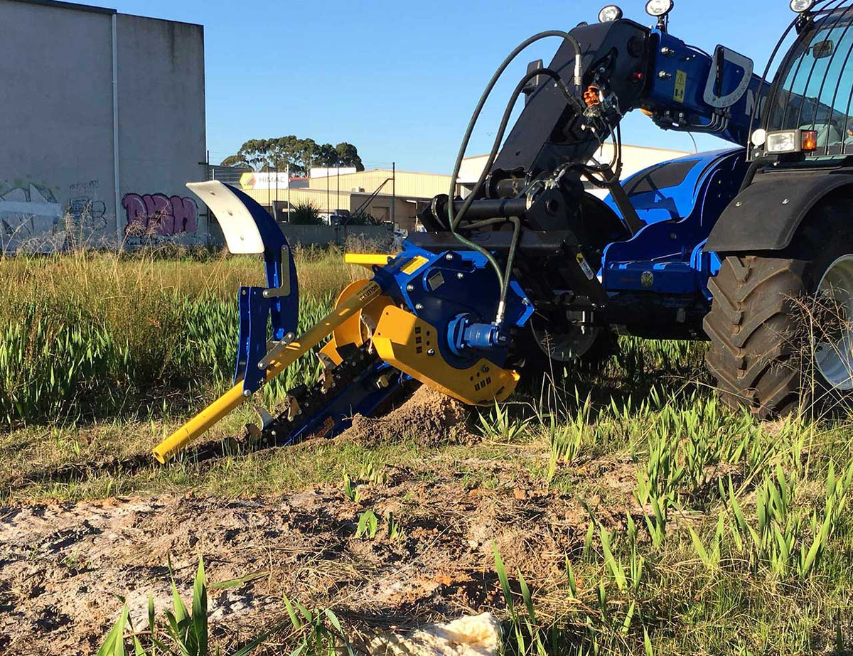Telehandler Chain Trencher – Himac Attachments