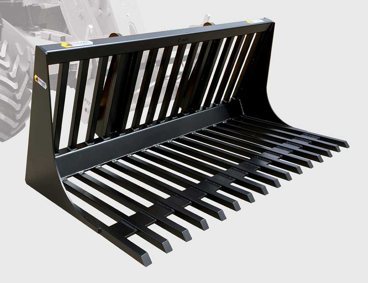 Telehandler Power Rake Bucket – Himac Attachments