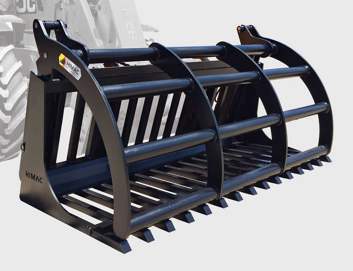Telehandler Power Rake Grapple – Himac Attachments