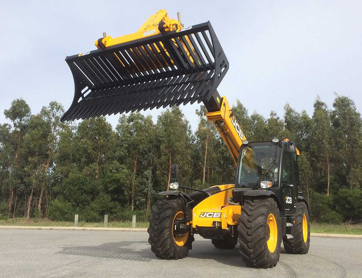 Telehandler Rock Bucket Himac Attachments