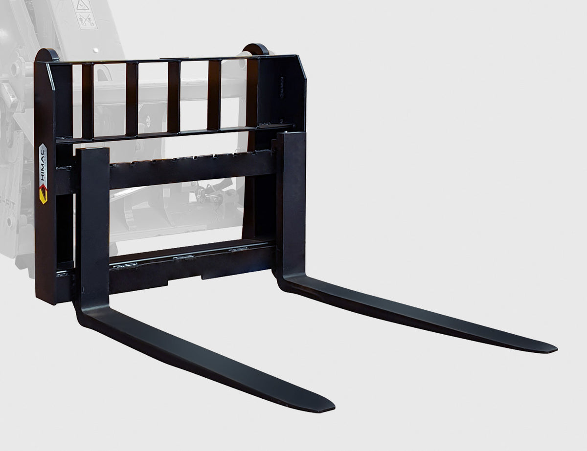 Telehandler Adjustable Pallet Forks – Himac Attachments