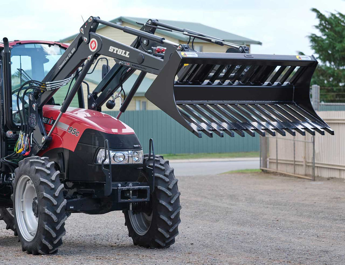 Tractor Power Rake Bucket Himac Attachments